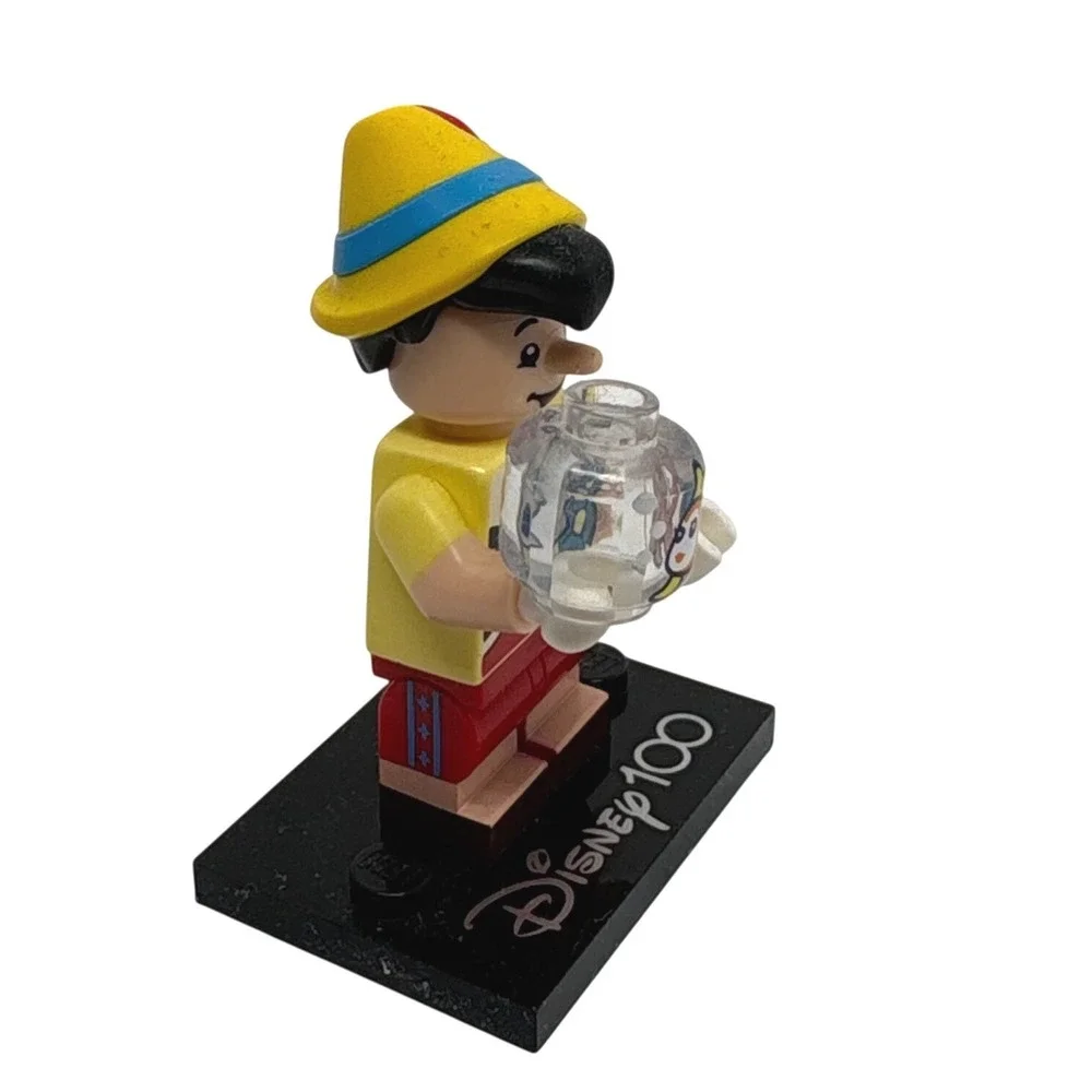 LEGO Disney 100 Pinocchio Minifigure 71038 with Cleo Fishbowl and Stand 2023